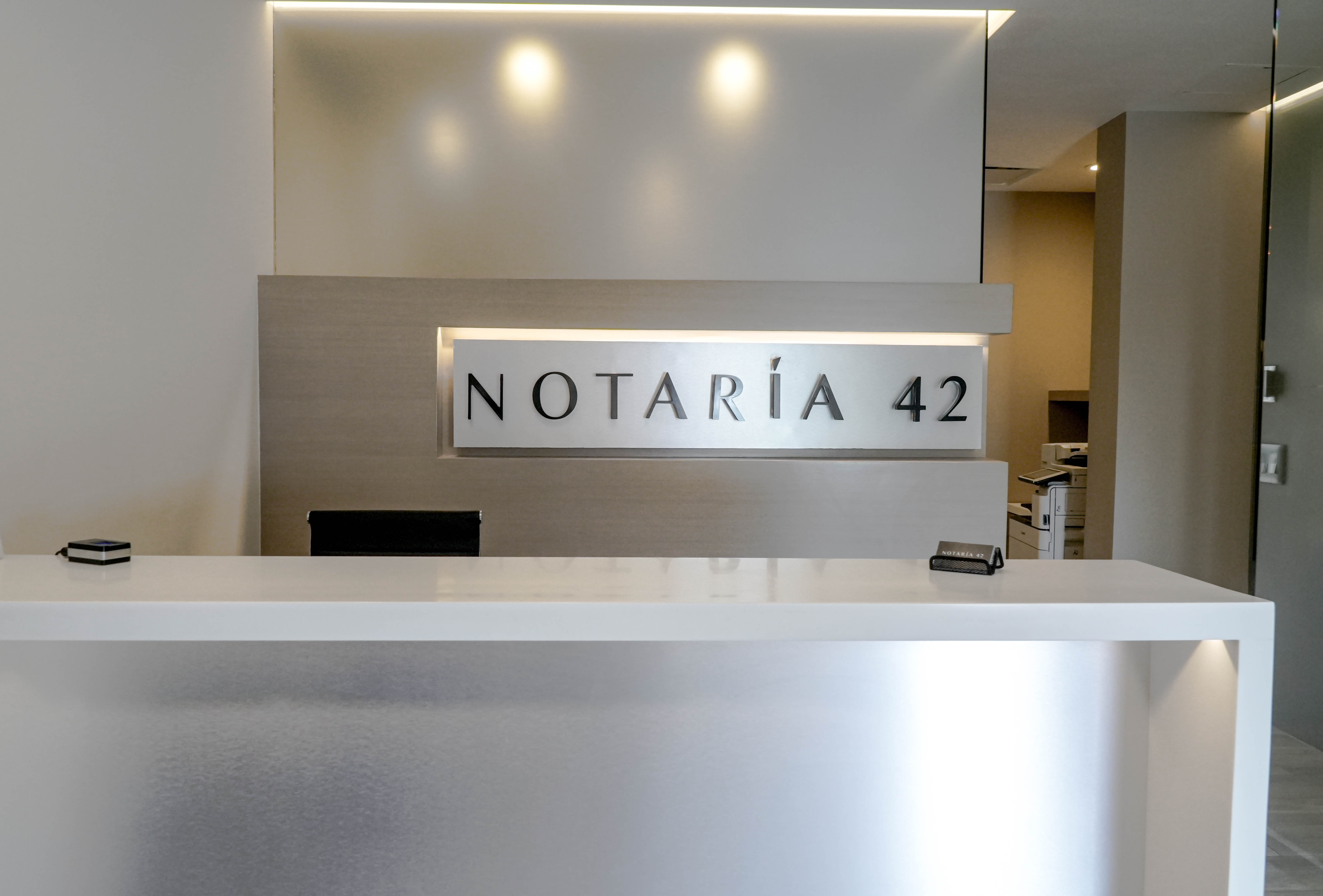 Recepción Notaría 42